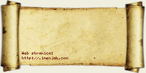 Jana Krneta vizit kartica